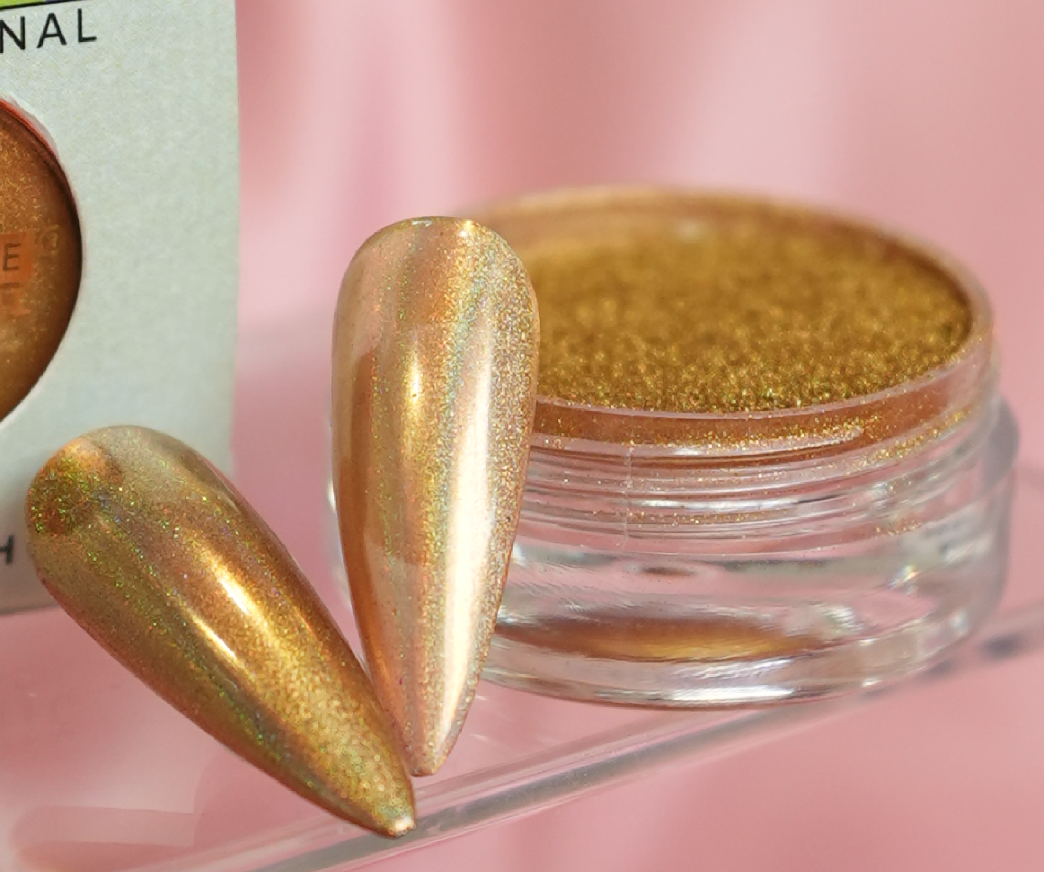 Holographic Chrome – Golden Miraj